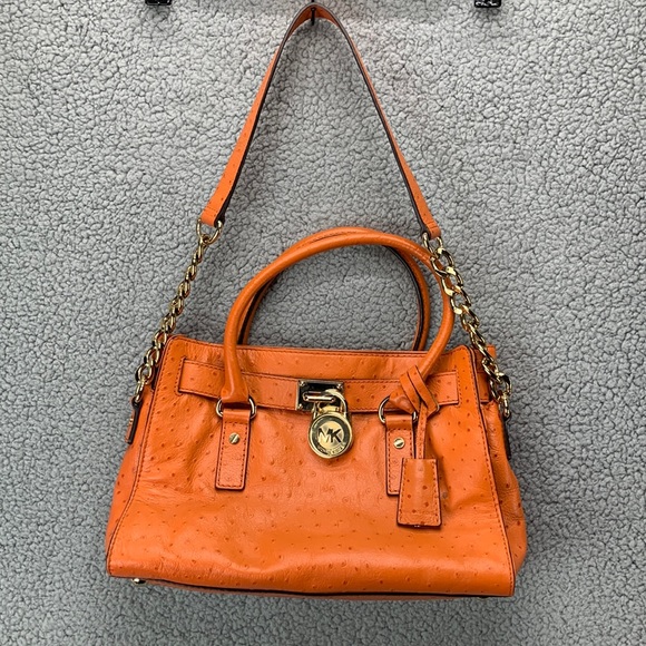 Michael Kors Orange Hamilton leather tote bag‎ in Leather - 25077101 - Picture 1 of 15